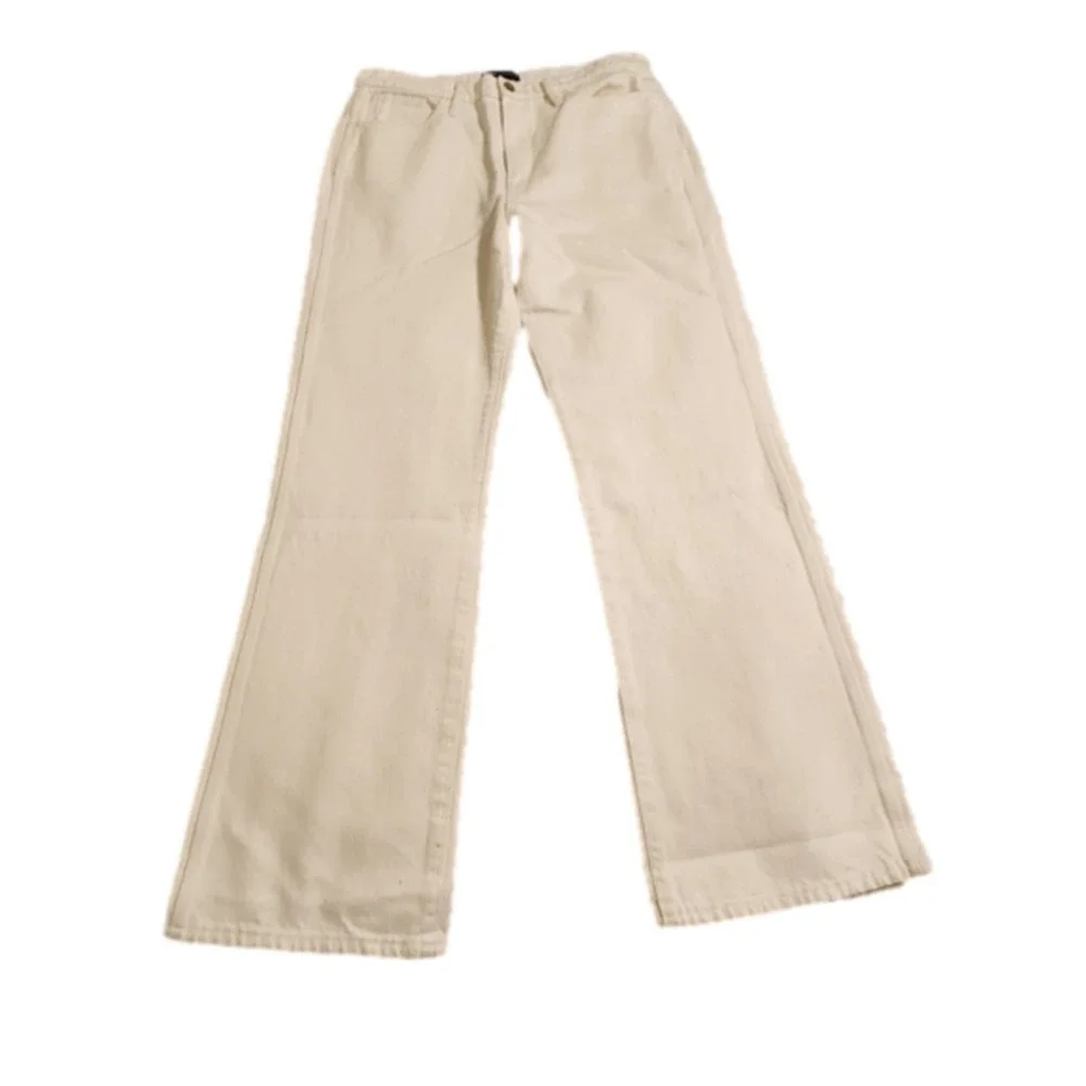 J. Crew wide flared leg cream Relaxed jeans‎ size 32 new!!